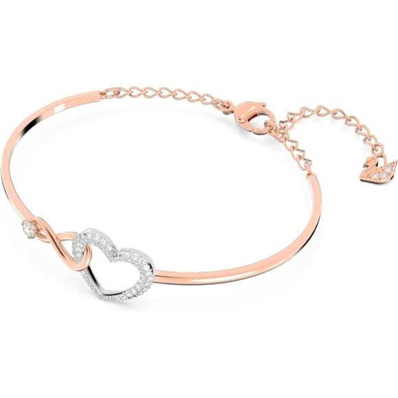 Infinity Heart Jewelry Collection, Necklaces and Bracelets, Rose Gold - Picture 2 of 6